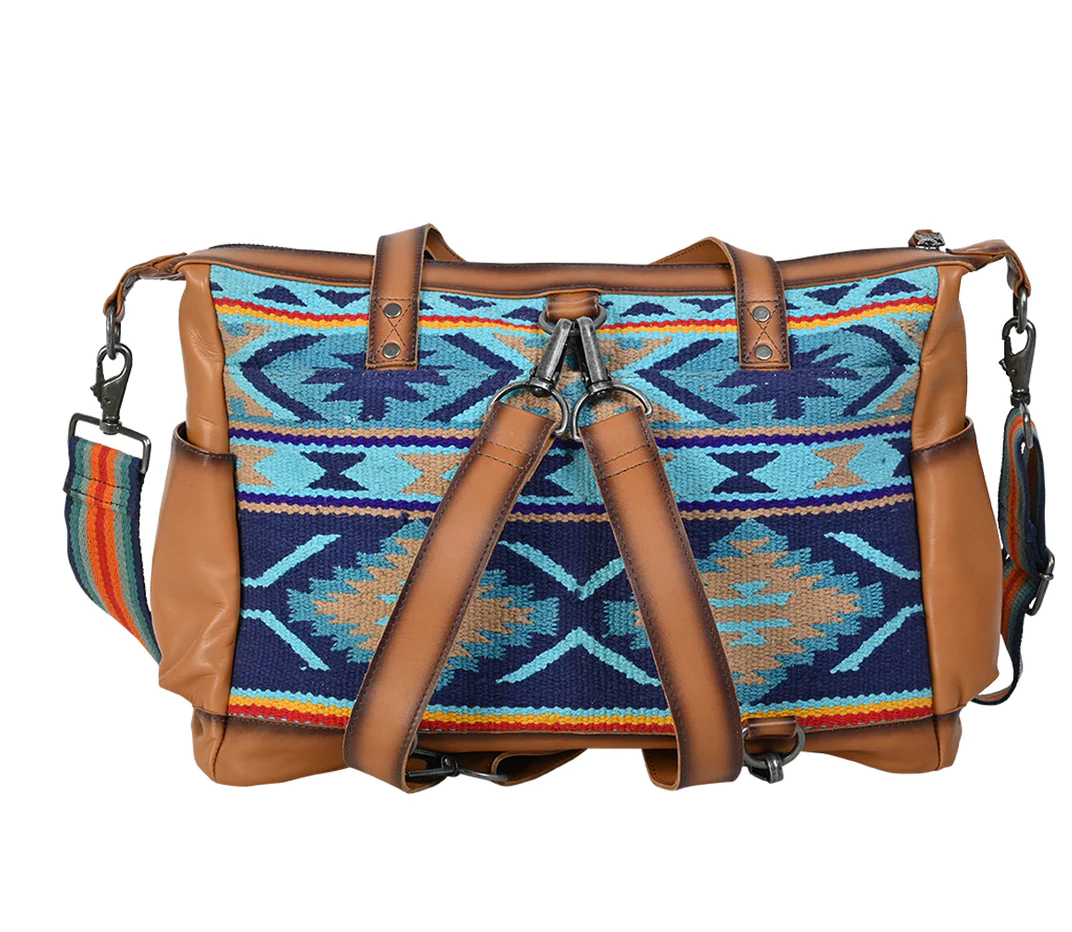 Ranchy Life Mojave Sky Diaper Bag reverse view